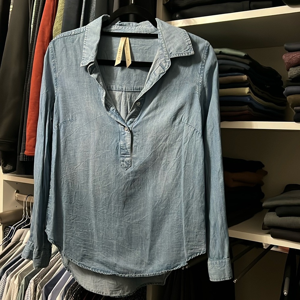 Women’s Liverpool soft denim shirt - size small